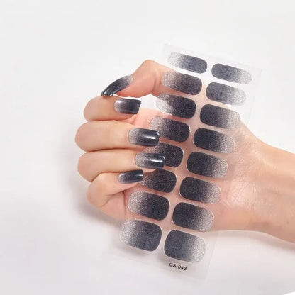 DIY Gel Nail Stickers: Easy-to-Apply Full Cover Designs