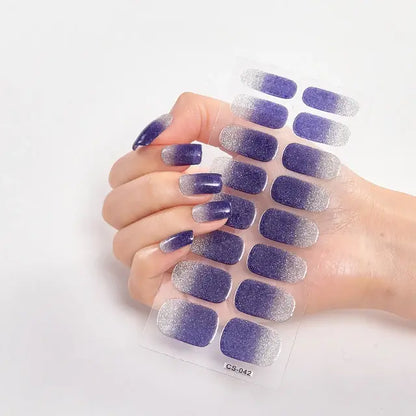 DIY Gel Nail Stickers: Easy-to-Apply Full Cover Designs