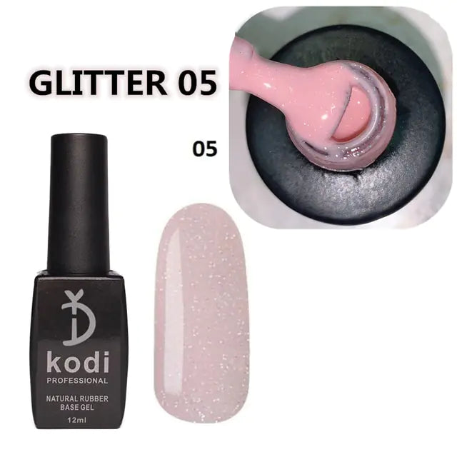 Kodi - 2 in 1 Glitter Nail Polish Base