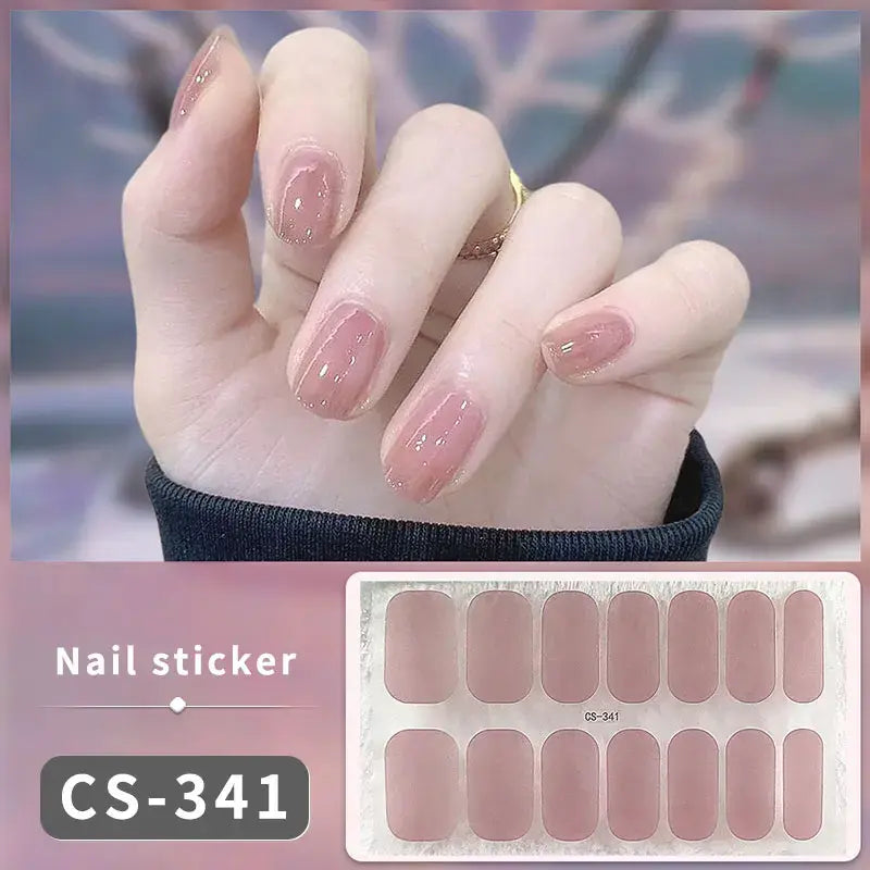 DIY Gel Nail Stickers: Easy-to-Apply Full Cover Designs